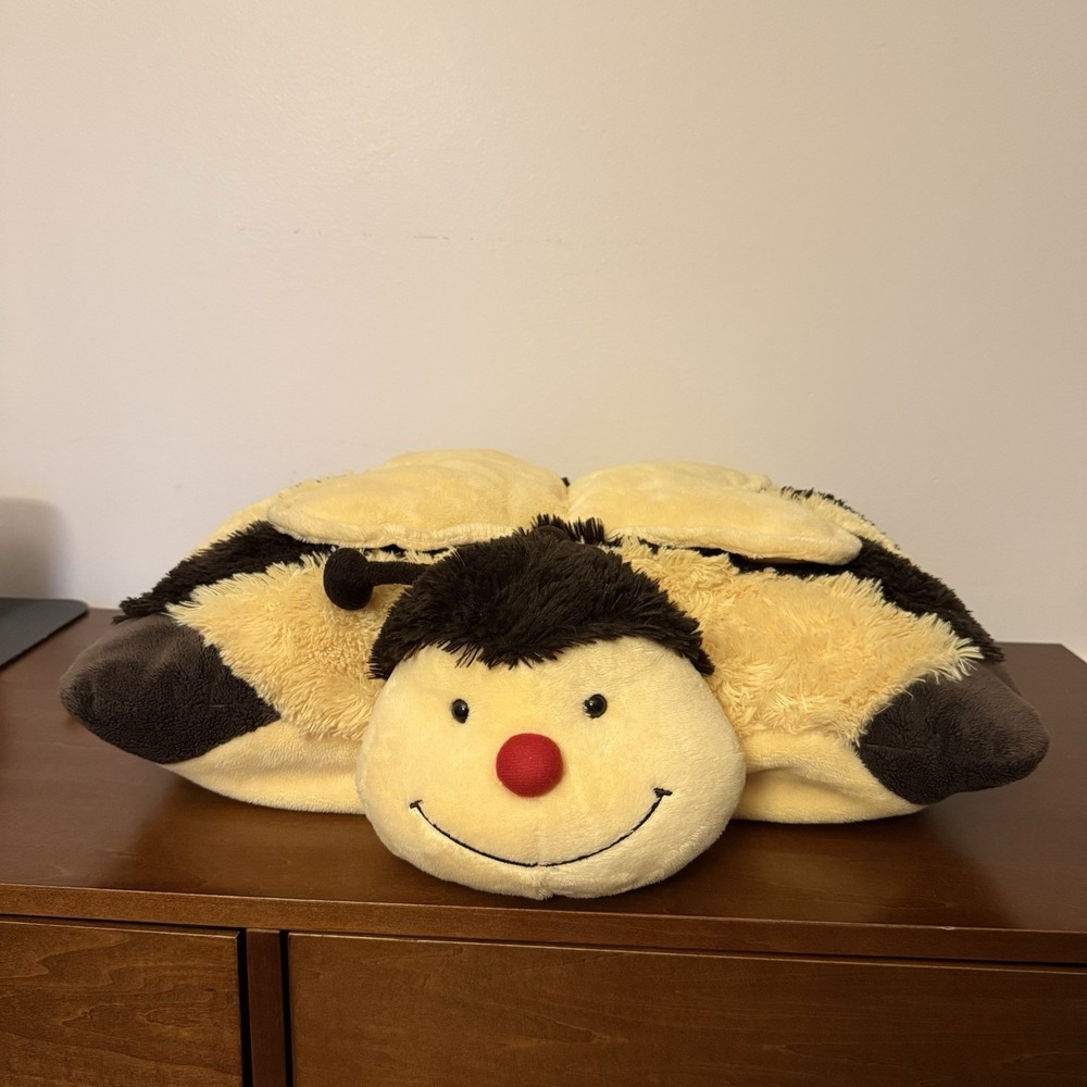 Pillow Pets Bumble Bee Original 2009 Retired 18" EUC
